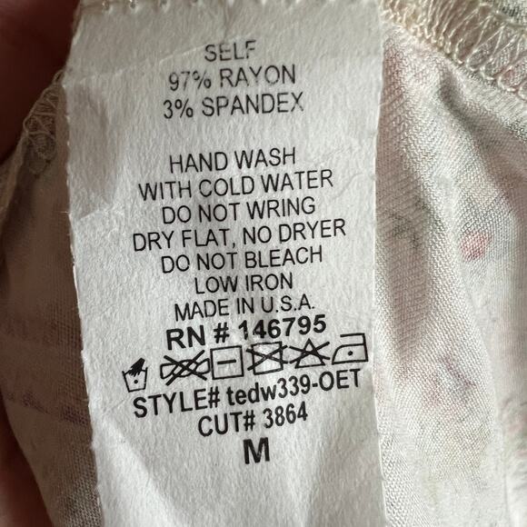 Dee Elly Anthropologie Paisley Button Up Top Medium Boho Chic Retro Bohemian - Picture 4 of 6